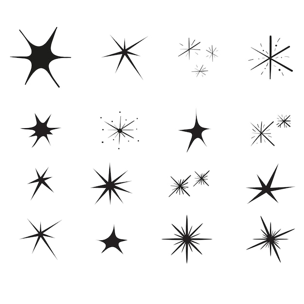 Sparkle Set Colecção de 32 Ícones de Qualidade Premium