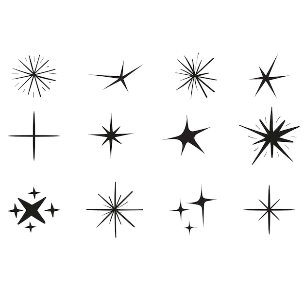 Sparkle Set Colecção de 32 Ícones de Qualidade Premium