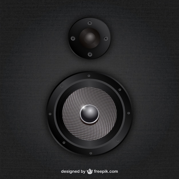 Vetor speaker fundo