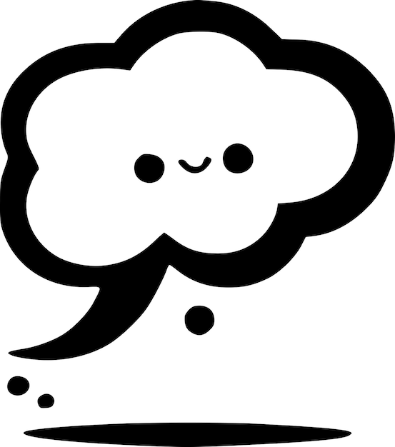 Vetor speech bubble logo vector de alta qualidade ilustração vetorial ideal para gráficos de t-shirts