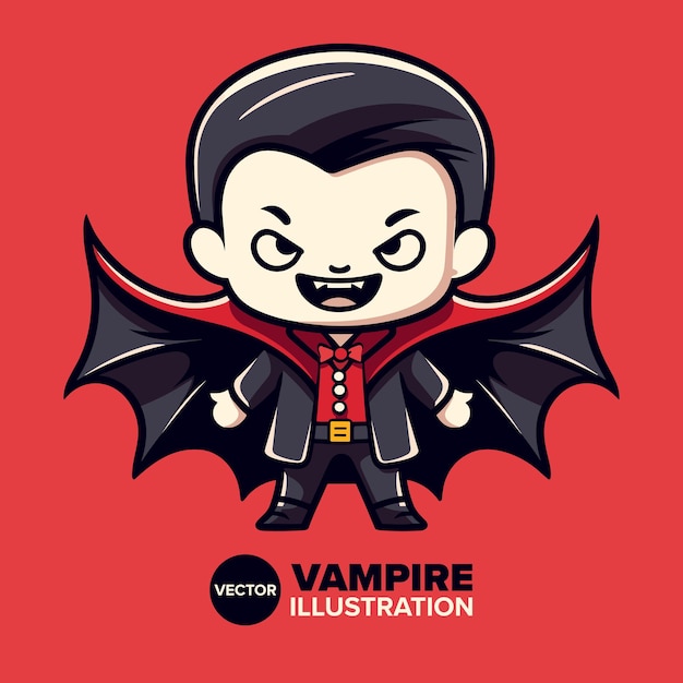 Lindo Desenho Animado Chibi Drácula Adesivos De Halloween PNG , Drácula,  Vampiro, Dia Das Bruxas Imagem PNG e PSD Para Download Gratuito