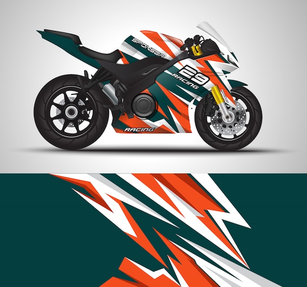 estilo de desenho animado de moto isolado em fundo branco 9944535