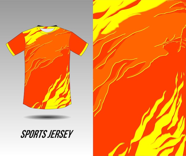 Vetor sports esport racing jersey modelo ilustração vetorial (futebol, futebol, vôlei, etc)