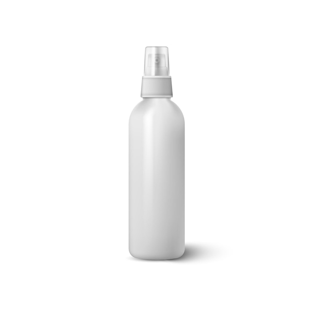 Spray de garrafa isolado na ilustração vetorial de fundo branco