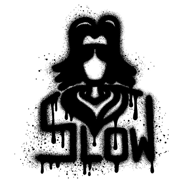 Vetor spray paint graffiti rosto usando óculos isolado em ilustração vetorial de fundo branco