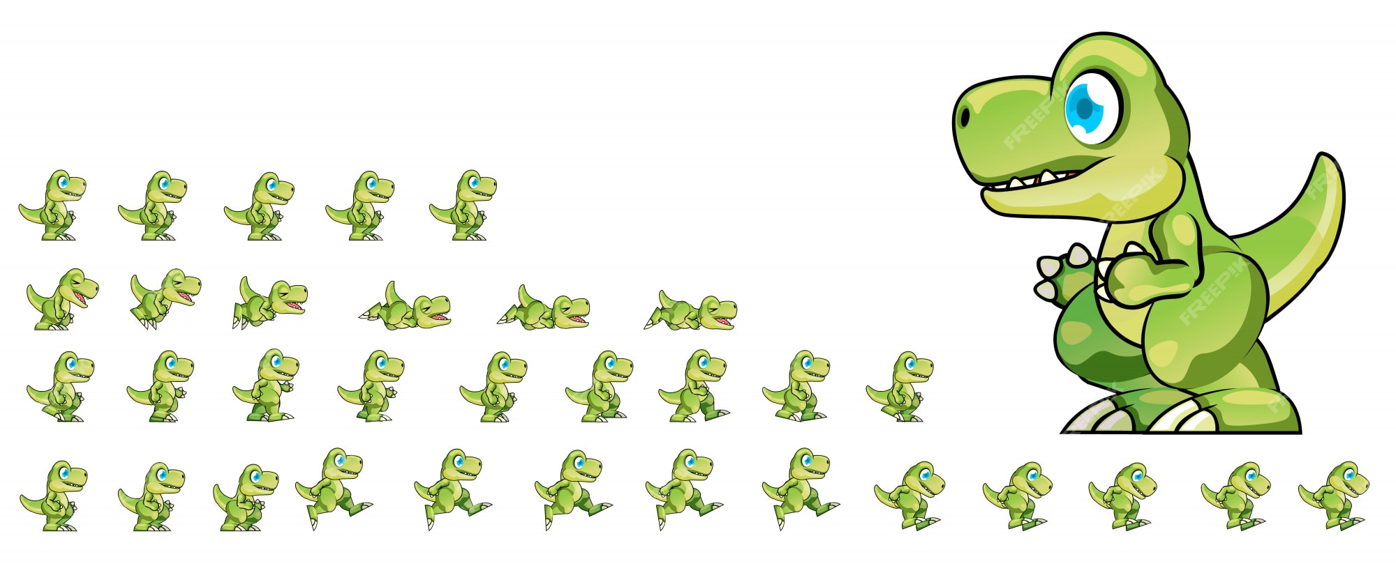 Sprites do jogo de dino