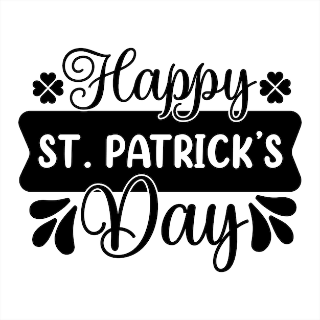 Vetor st patrick's svg design retro cutfiles