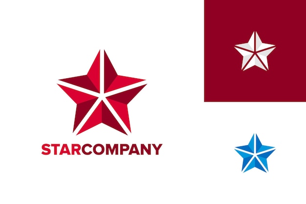Star Company Logo Design Template Vector, Emblem, Design Concept, Creative Symbol, Icon