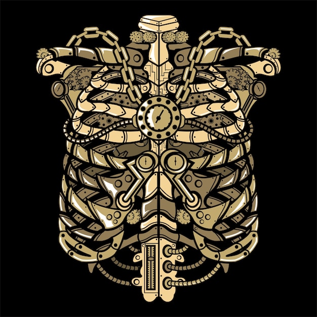 Steampunk ribcage