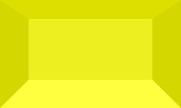 Vetor studio fundo amarelo apresentação do produto fundo amarelo copiar espaço para texto de conteúdo