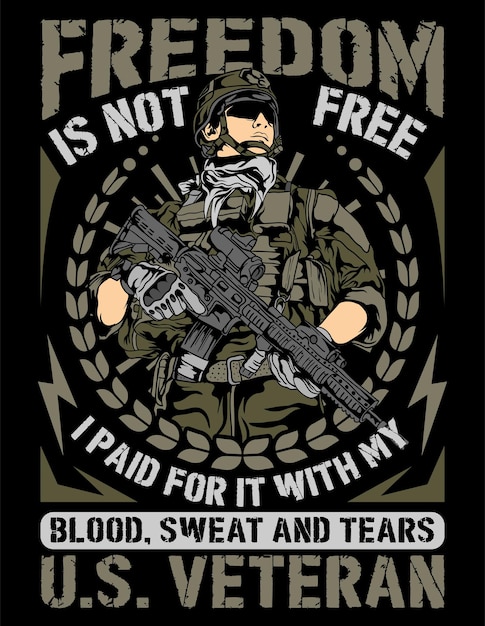 Suas vidas sua liberdade nós veterano