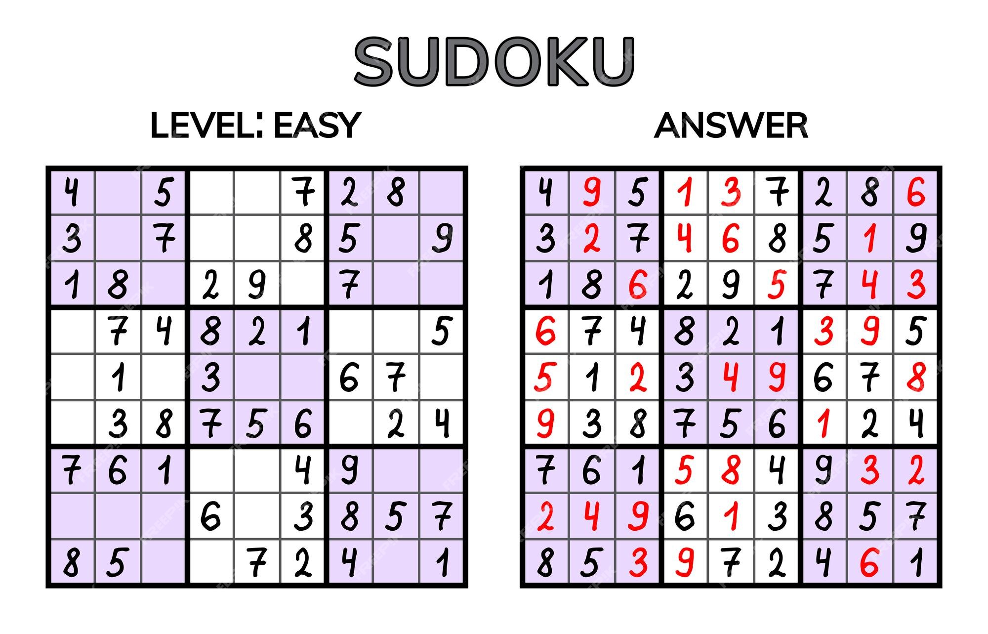 Sudoku. mosaico matemático de crianças e adultos. quadrado mágico. jogo de  lógica. rebus digital. planilha de entretenimento pré-escolar do jogo de  sudoku de crianças educacionais de ilustração vetorial. quebra-cabeça para  impressão.