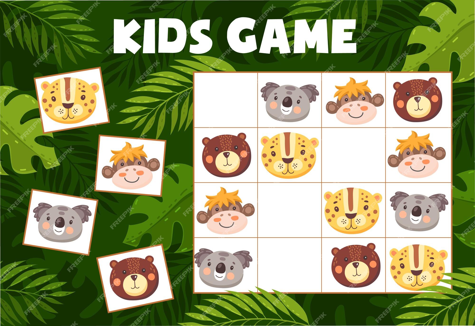 Jogo Sudoku Ilustrado Infantil