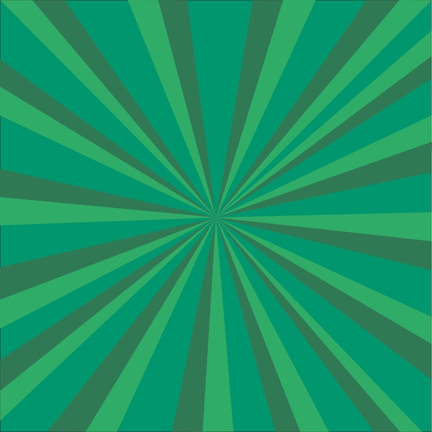 Sunburst no fundo de cor verde design de fundo espiral verde