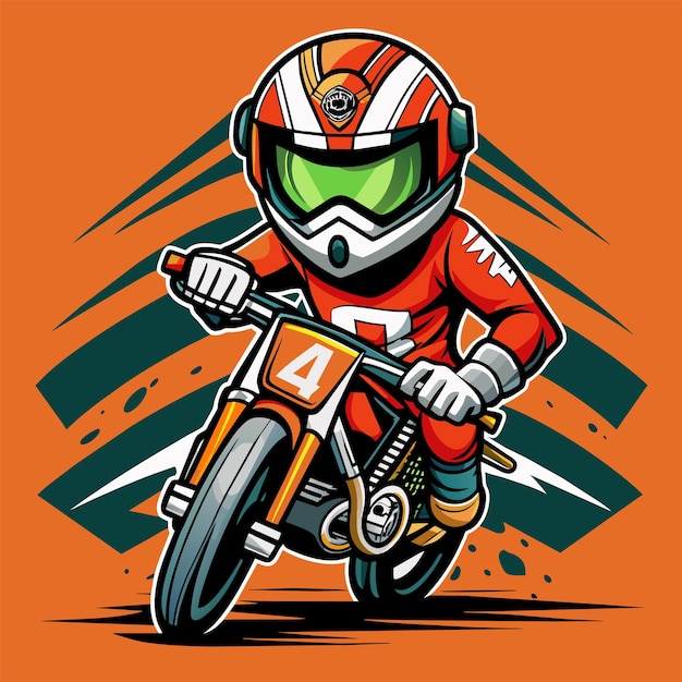 Super Bikers desenho de adesivo de camiseta