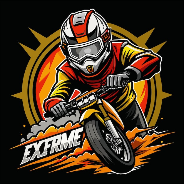Super Bikers desenho de adesivo de camiseta