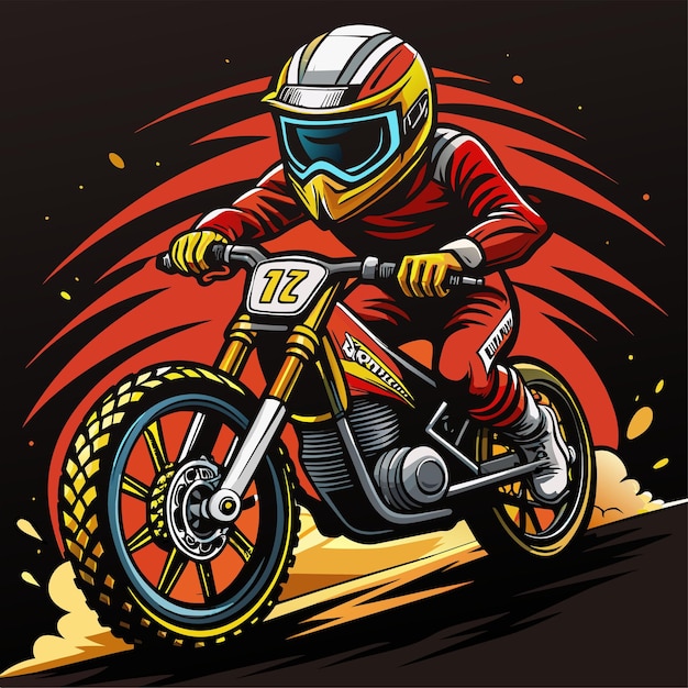 Super Bikers desenho de adesivo de camiseta