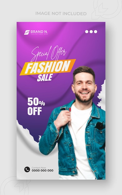 Super oferta de venda de moda de hoje e fundo limpo gradiente de 2 cores ou anúncio de marketing criativo de chegada colorido modelo de design de postagem do instagram de mídia social