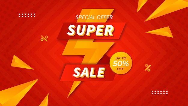 Super sale gradient background