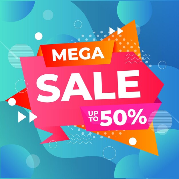 Super Venda 3D banner de venda com texto Super Venda para motivação emocional Temp web colorido 3D moderno