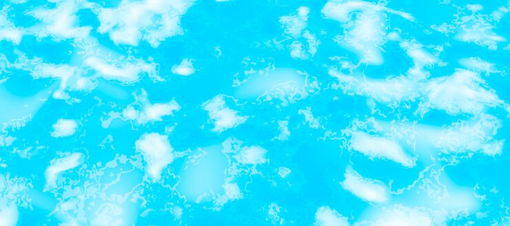 Vetor superfície da piscina ou oceano, água com gás