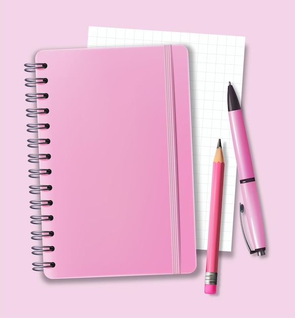 Suplientes isolados fundo branco vetor Suplientes escolares coloridos ilustração vetorial Statio