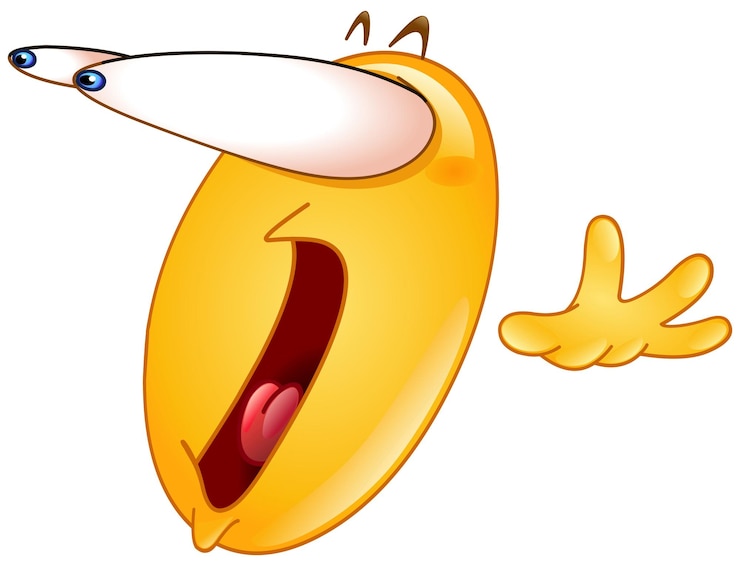 Vetor surpreendido, chocado, assustado ou espantado emoji emoticon com wild take eyes aparecendo