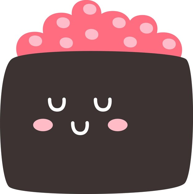 Sushi Caráter da comida japonesa