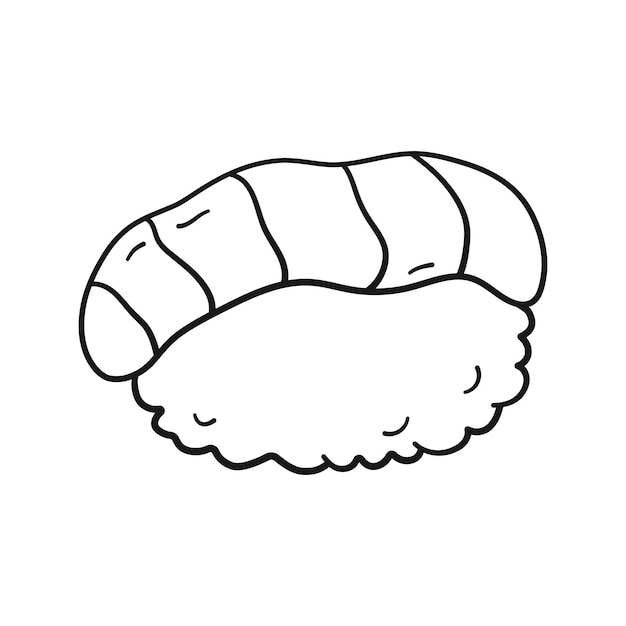 sorvete kawaii com cereja isolado no fundo branco. sorvete com carinha  feliz e fofa no estilo doodle. livro de colorir. ilustração vetorial  11709398 Vetor no Vecteezy
