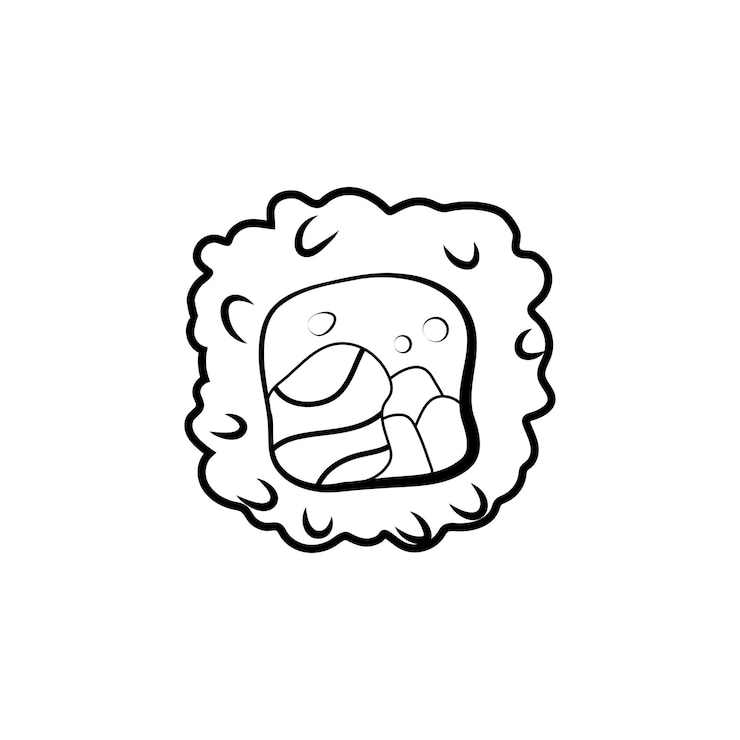 Vetor sushi icon5