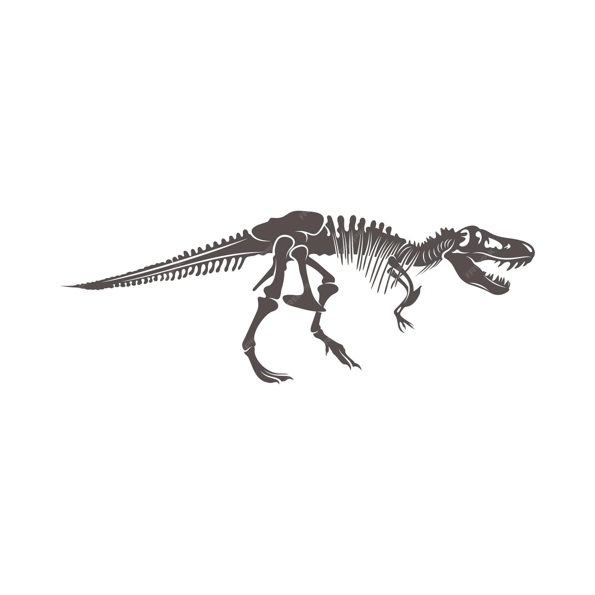 único desenho de linha contínua de assustadores dinossauros tiranossauro  rex. conceito de logotipo do museu pré-histórico. tendência de uma linha  desenhar design gráfico ilustração vetorial 20611682 Vetor no Vecteezy