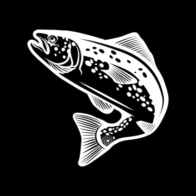 T-shirt de peixe vetor Peixe vetor Pescoço Vector Design