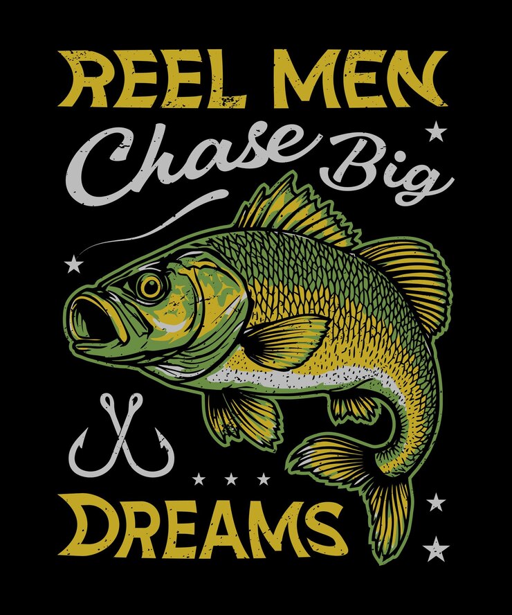 Vetor t-shirt de pesca design vector t-shirt de pesca
