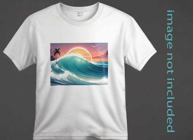 T-shirt de verão desenhado