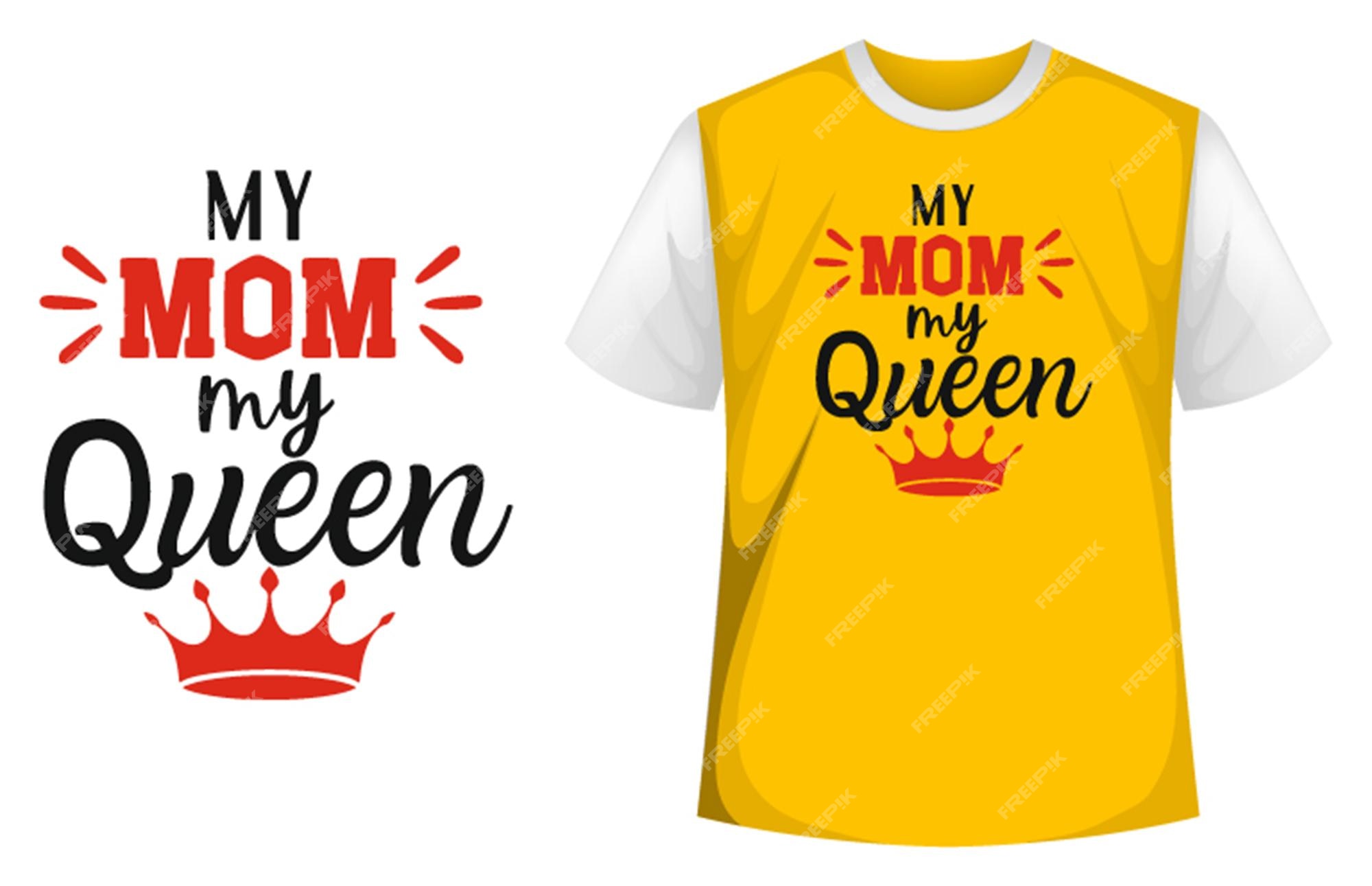 T-shirt do dia das mães my mom my queen, t-shirts mom, t-shirts mom design