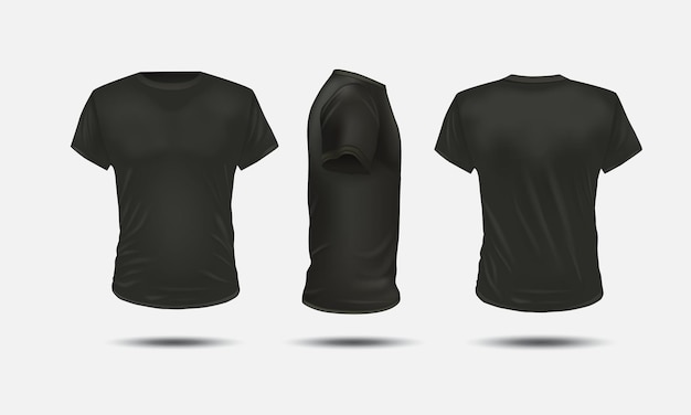 T-shirt frente e traseiro modelo de maquete download