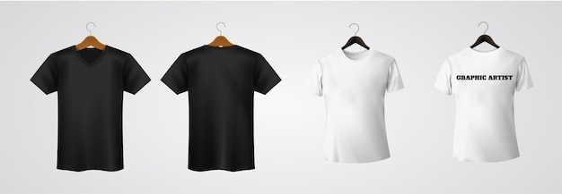 Vetor t-shirt mock up01 (em inglês)