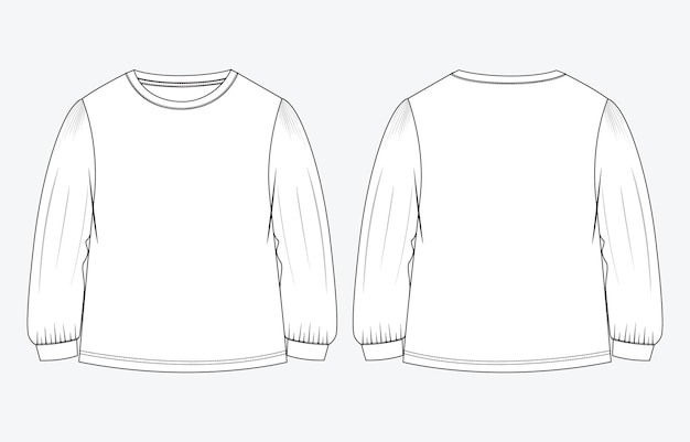 T-shirt tops blusa vestido design modelo de ilustração vetorial para meninas