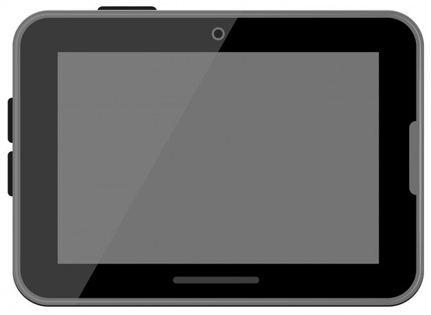 Tablet digital preto