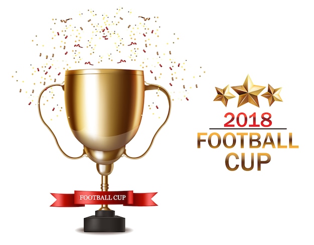 Taça de futebol dourada de 2018