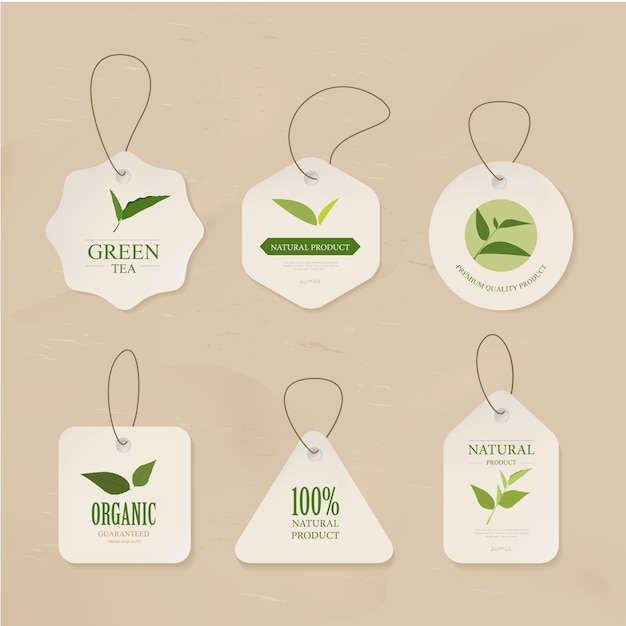 Tag natural e banner orgânico definido.