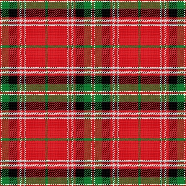 Tartan escocês sem costura padrão stewart