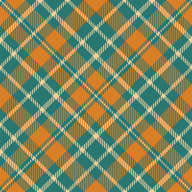 Tartan escócia sem costura padrão xadrez vector. tecido de fundo retrô. textura geométrica quadrada de cor vintage cheque.