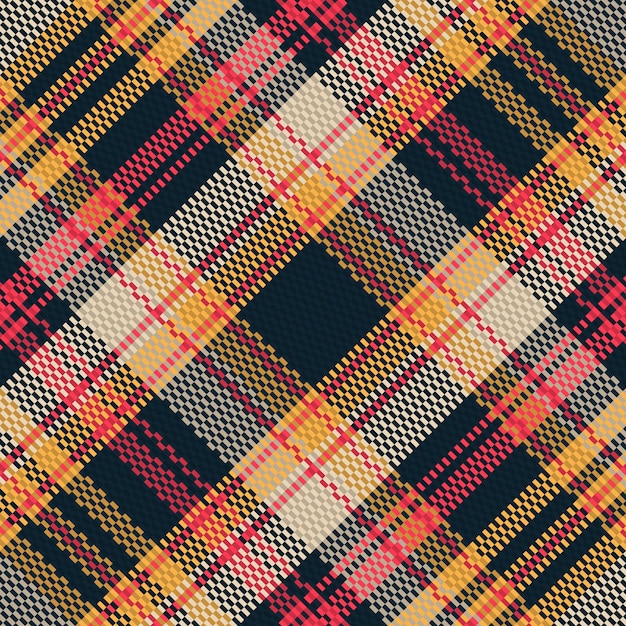 Tartan ou xadrez padrão de cores de halloween