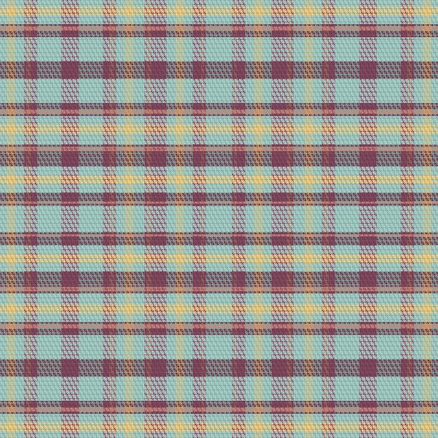 Tartan xadrez com padrão de cor vintage