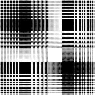 padrão sem emenda de xadrez tartan preto e branco 1236127 Vetor no Vecteezy