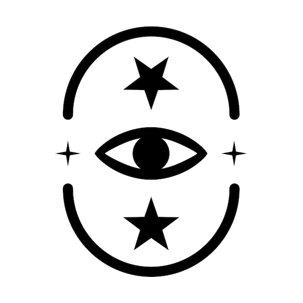 Vetor tatuagem de símbolo illuminati