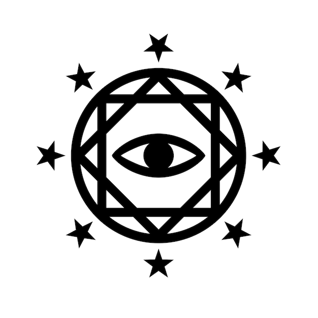 Tatuagem de símbolo illuminati