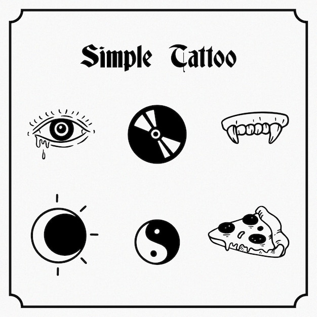 Tatuagem simples