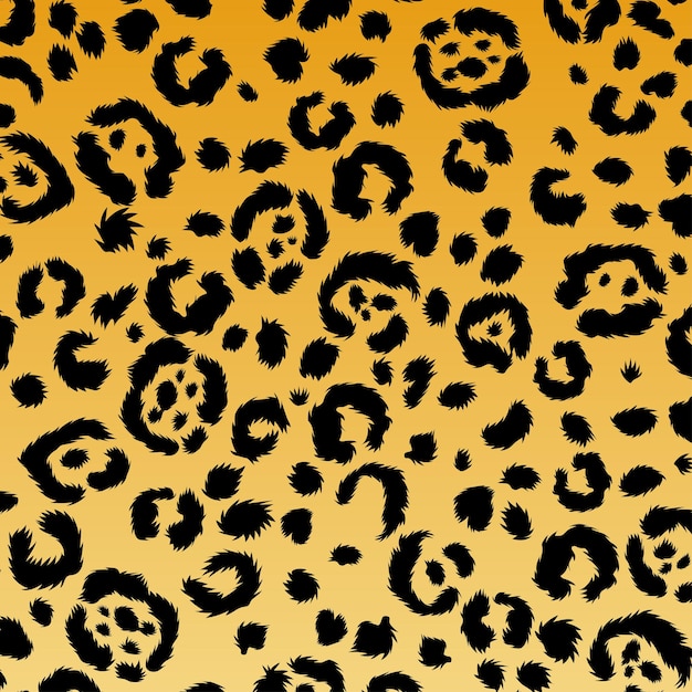 Tecido com padrão de leopardo